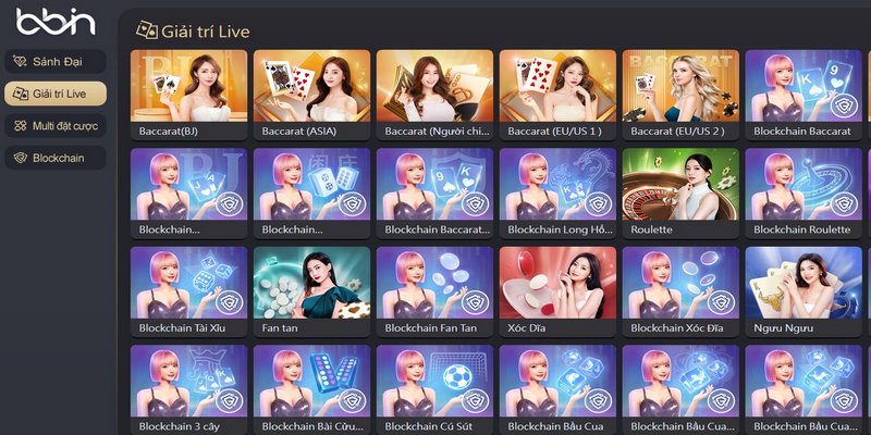 BBIN Casino là không gian giải trí hoàn hảo với các sản phẩm cược đa dạng