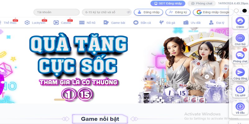 Bet thủ truy cập trang chủ S666 để thực hiện đăng nhập 