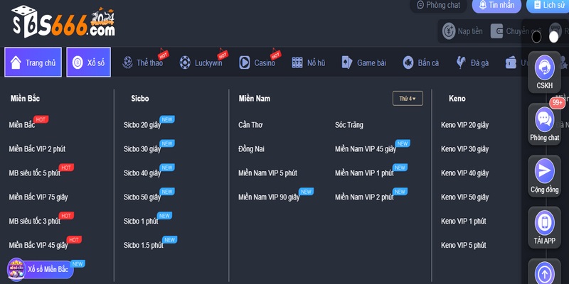 Mỗi hình thức xổ số tại S66 đều mang lại những giây phút giải trí tuyệt vời